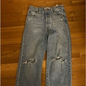 levi’s ribcage straight ankle